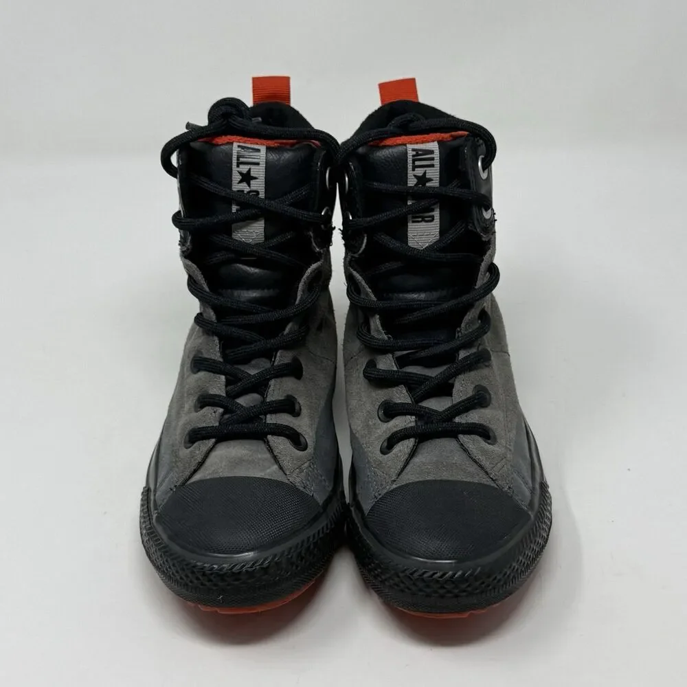 Converse Chuck Taylor All Star Asphalt Boots Sneakers Boys Girls 5 Gray Suede